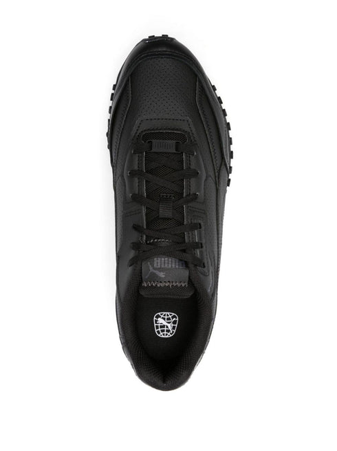 Blacktop Rider faux-leather sneakers