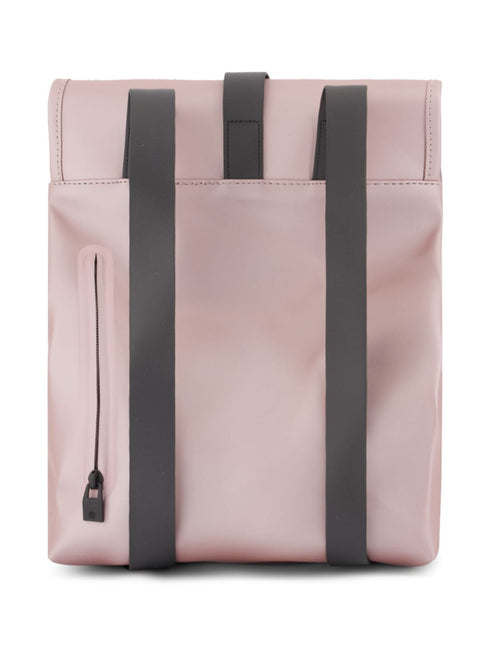 embossed-logo backpack