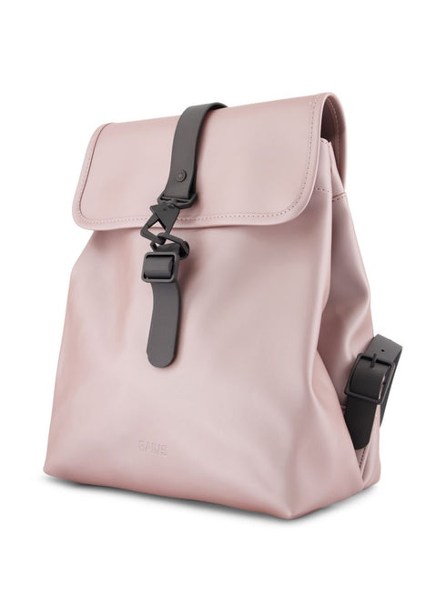 embossed-logo backpack