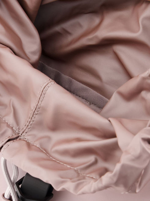 embossed-logo backpack