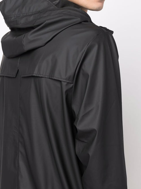 drawstring hooded jacket