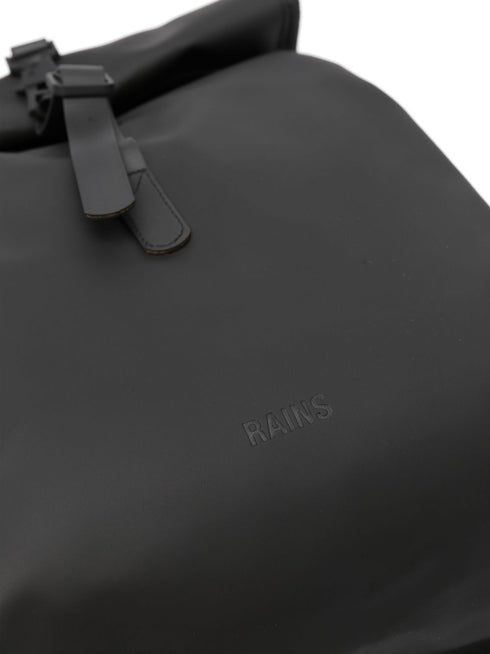 mini Rolltop Rucksack logo-embossed backpack