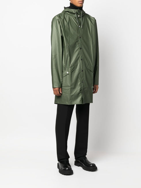 Drawstring Hood Raincoat