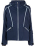 Flat hooded ski jacket