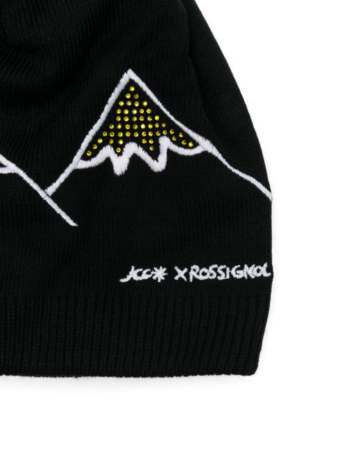 x Czapka beanie JCC zdobiona kryształkami