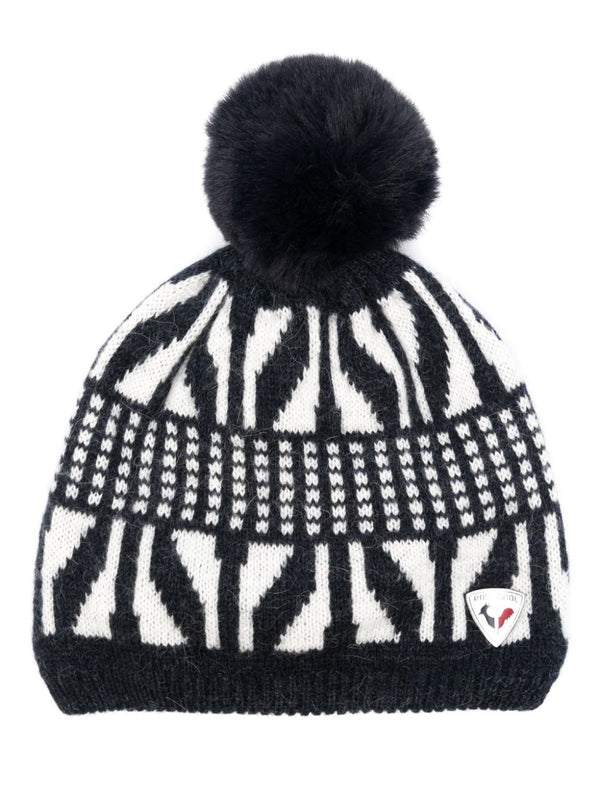 Keya intarsia-knit beanie