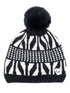 Keya intarsia-knit beanie