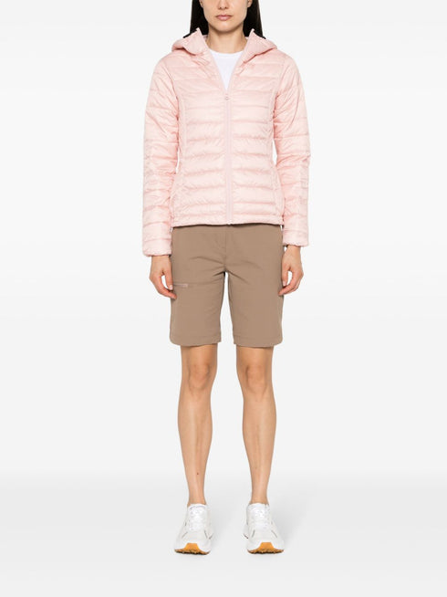 hooded insulated jacket