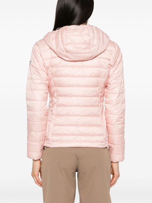 hooded insulated jacket