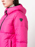 Puffy hooded jacket