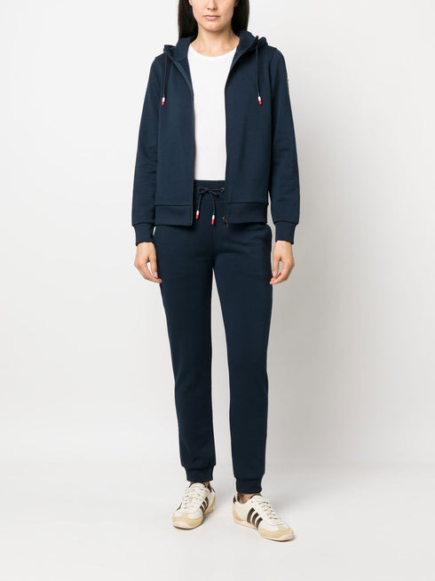 logo-print fleece track pants