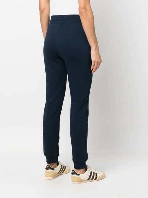 logo-print fleece track pants