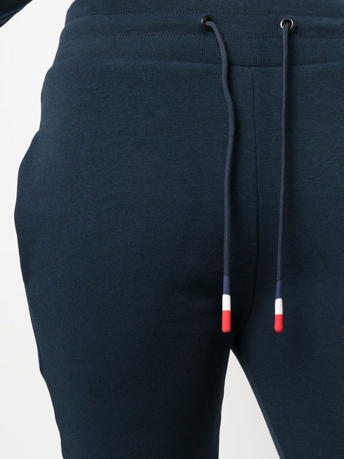 logo-print fleece track pants