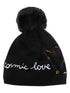 logo-embroidered embellished beanie