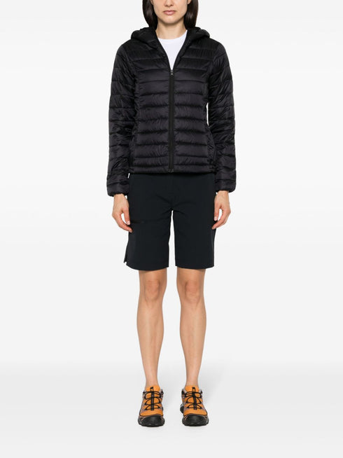 hooded insulated jacket