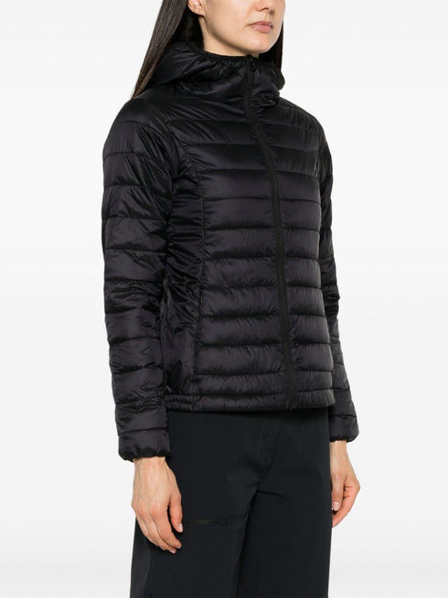 hooded insulated jacket