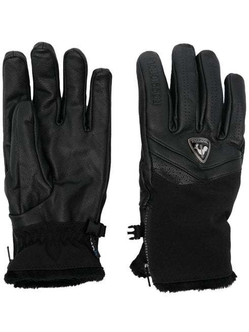 Elite leather ski gloves