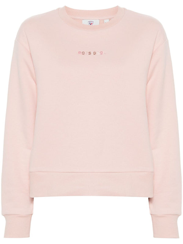 logo-embroidered sweatshirt