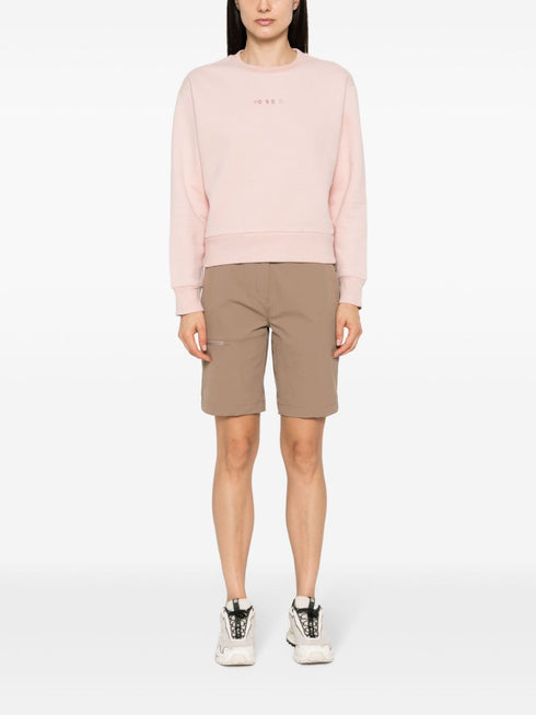 logo-embroidered sweatshirt