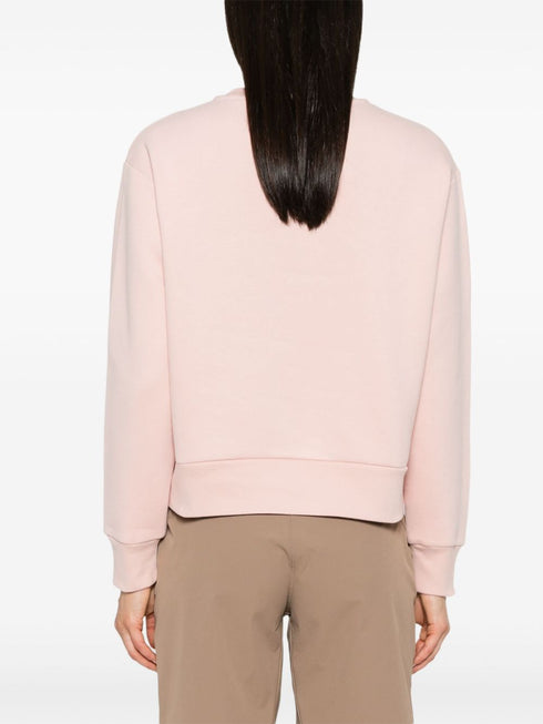 logo-embroidered sweatshirt