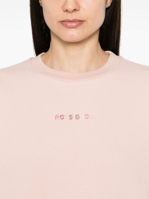 logo-embroidered sweatshirt