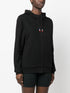 logo-print zip-up hoodie