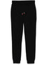 logo-patch fleece trousers