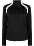 Aerial zip-up fleece jacket