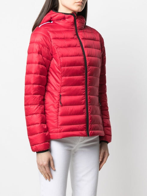 lekka kurtka puchowa z kapturem