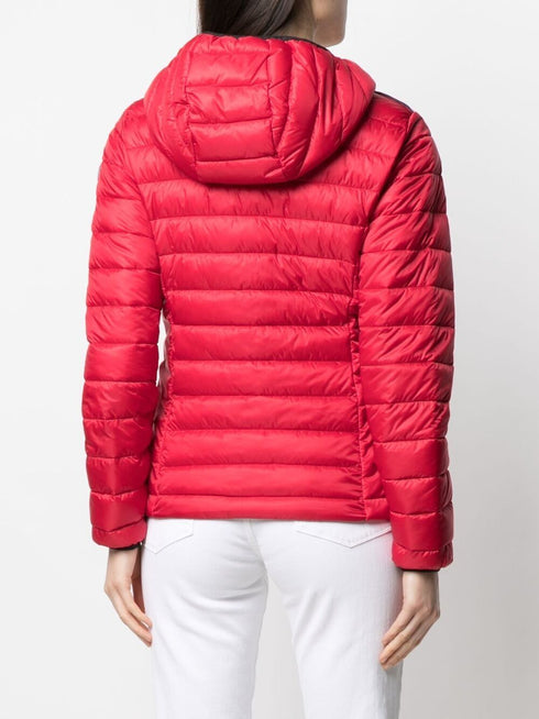 lekka kurtka puchowa z kapturem