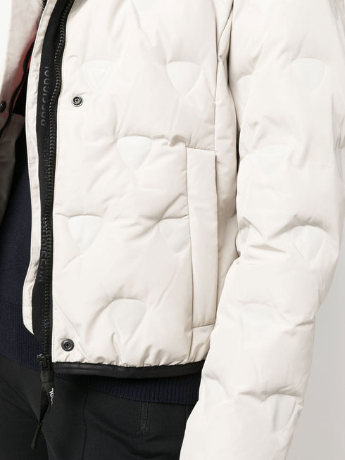 hooded quilted jacket