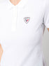 logo-applique polo shirt