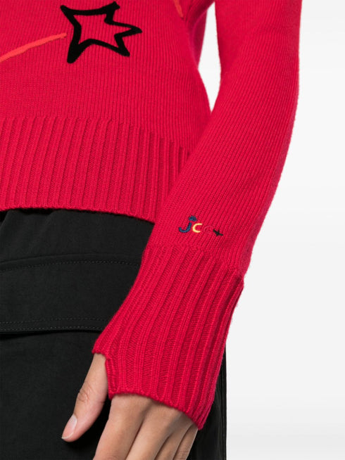 x JCC Constellation half-zip sweater