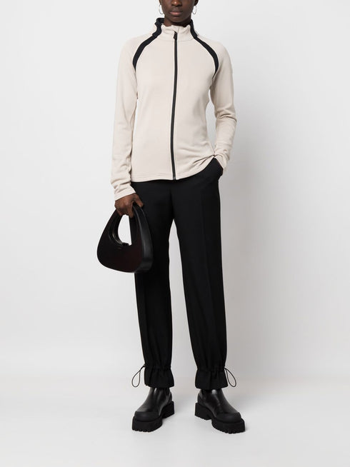 Aerial zip-up fleece jacket