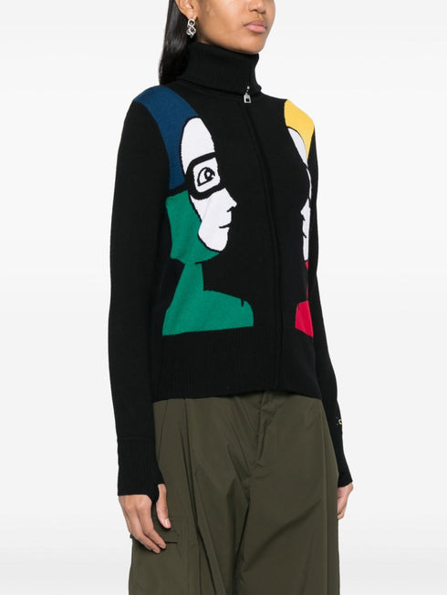 x JCC Galina zip-up cardigan