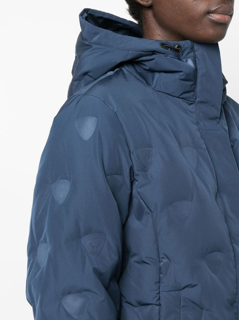 hooded quilted jacket