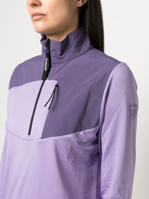 panelled zip-up track jacket