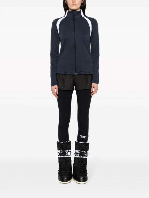 Aerial zip-up fleece jacket