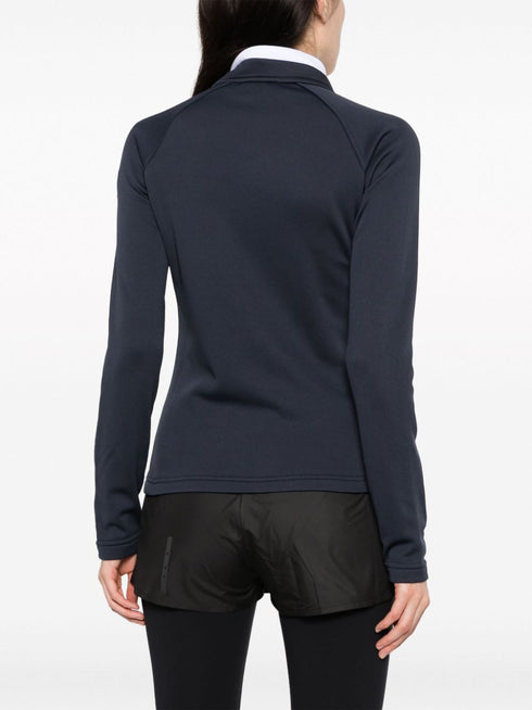 Aerial zip-up fleece jacket