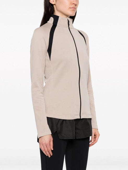 Aerial zip-up fleece jacket