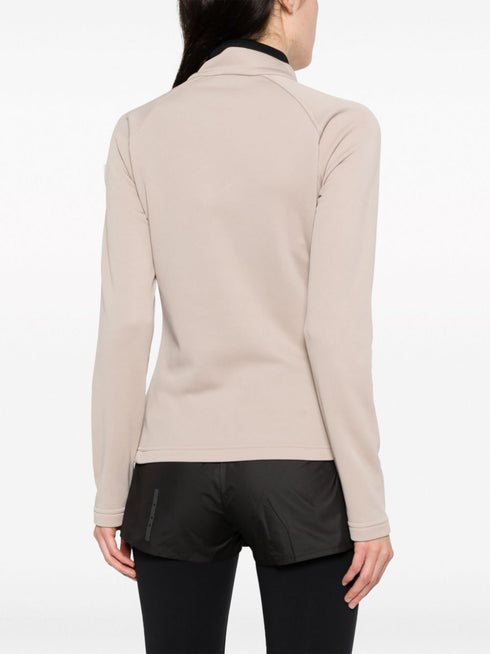 Aerial zip-up fleece jacket