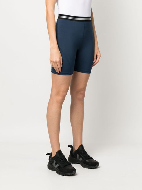 logo-print biker shorts