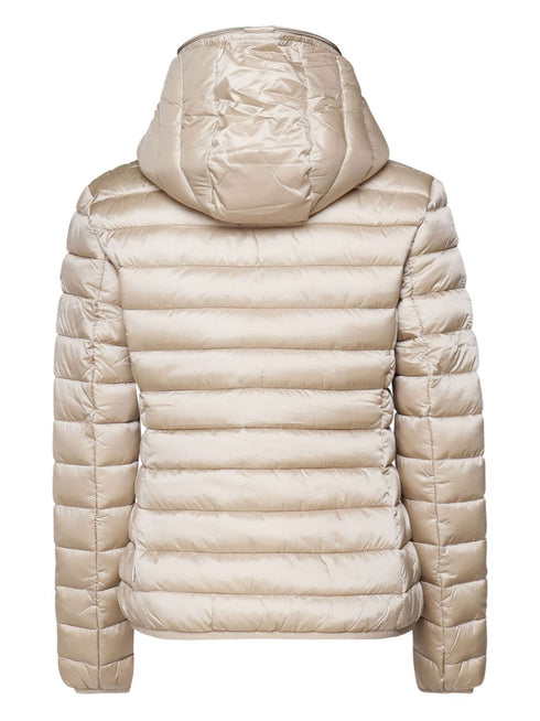 logo-patch padded jacket