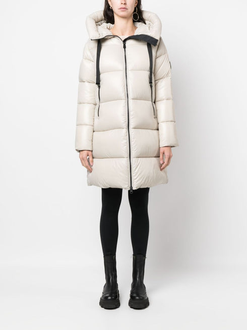 Isabel padded zip-up coat