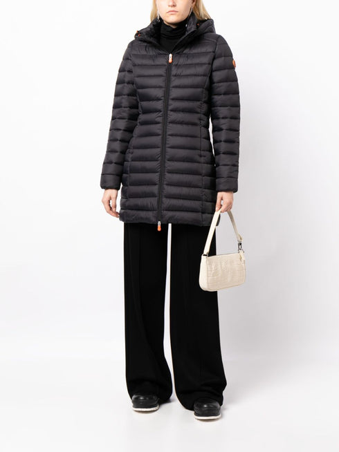 logo-patch padded jacket