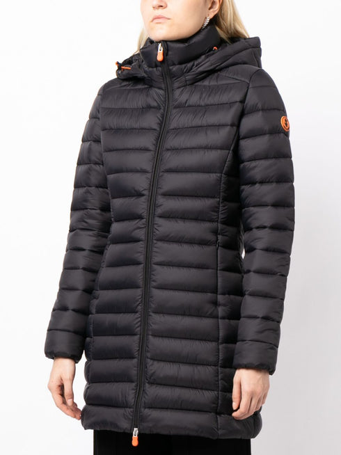 logo-patch padded jacket