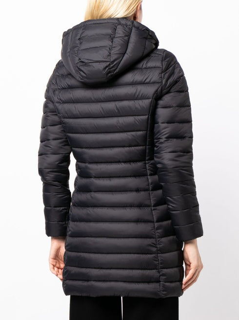 logo-patch padded jacket