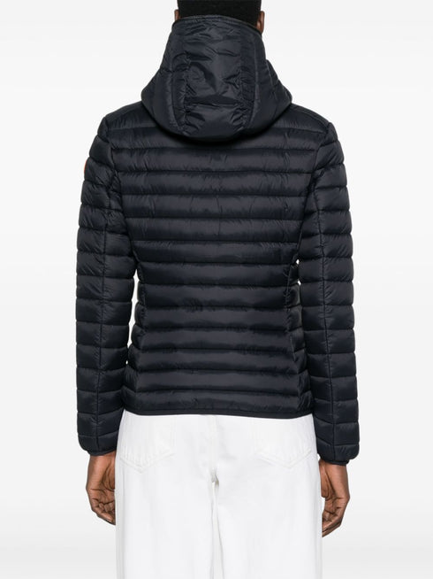 logo-patch padded jacket