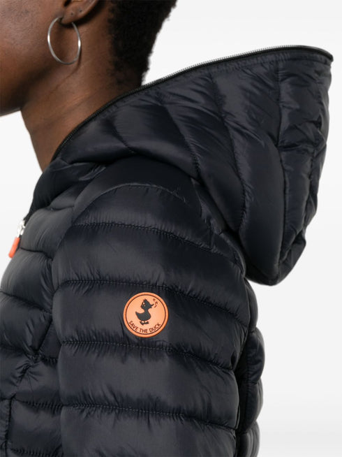 logo-patch padded jacket