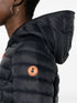 logo-patch padded jacket